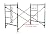 2 Sets of Scaffold masonry frame 5' x 5' x 7' Scaffolding with Cross Brace and Coupling Pins CBM1290