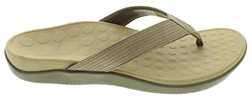 Orthaheel Mens/Womens Wave Sandals (Mens 10 Womens 11, Khaki)