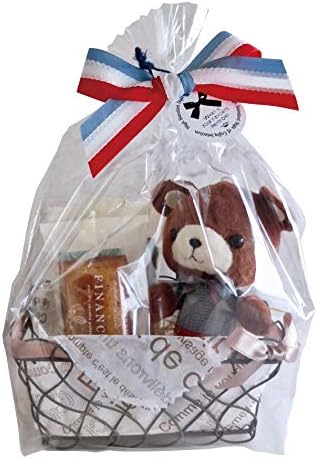 ミニテディフィナンシェ 激安 超特価 ワイヤーカゴ入り フレンチリボンラッピング ミニテディフィナンシェ 激安 超特価 ワイヤーカゴ入り フレンチリボンラッピング