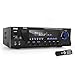 Pyle Home PT270AIU 300-Watt Stereo Receiver AM-FM Tuner, USB/SD, iPod Docking Station and Subwoofer Control