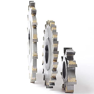 KLOT Carbide Tipped Side Milling Cutter 63mm-200mm Slotting Straight Tooth (2pcs 63 * 4)