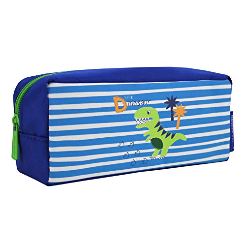 ESTOJO NECESSAIRE ESCOLAR INFANTIL CRIANÇA ZIPER MENINO JACKI DESIGN DINO