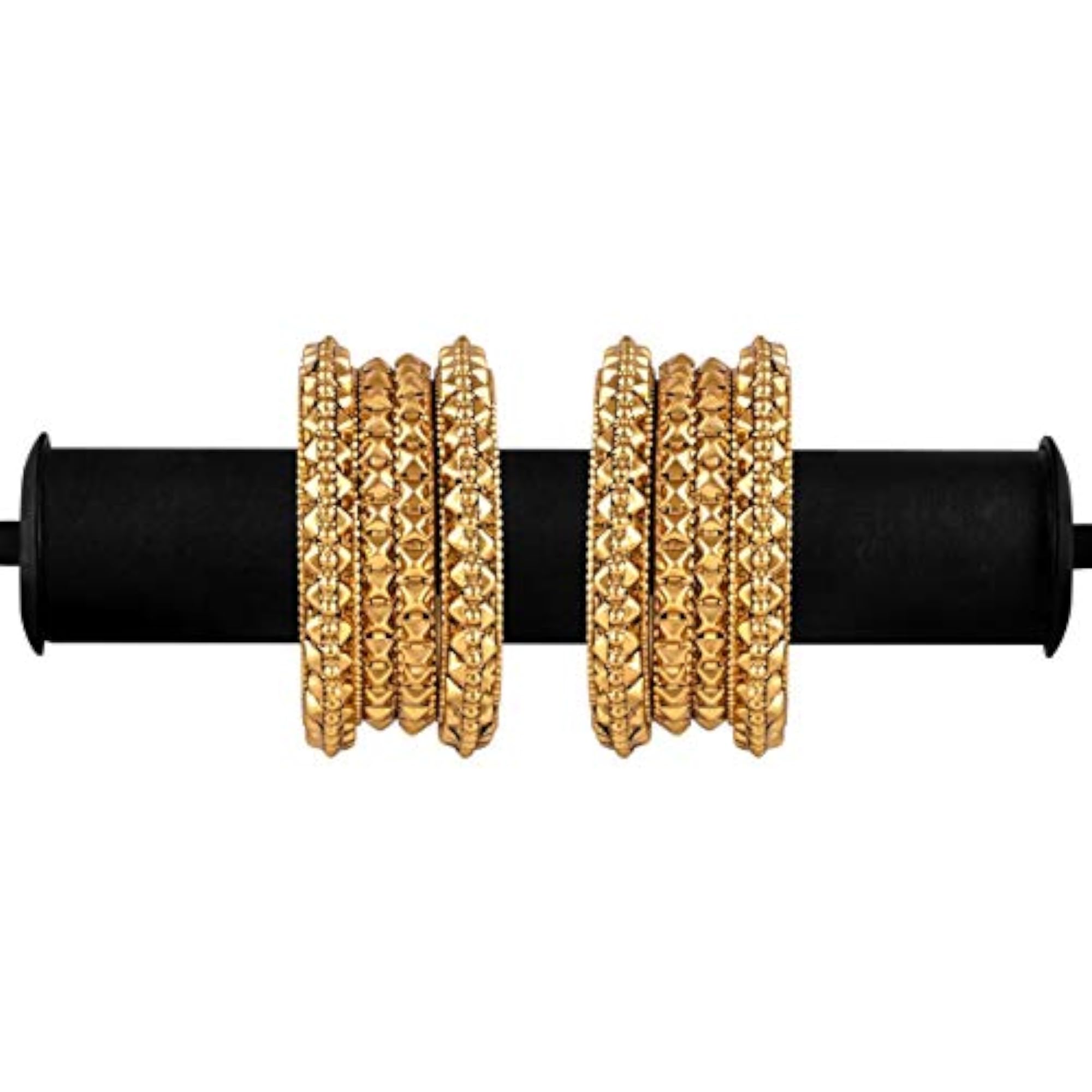 Traditional Plated Bracelet Bangles Set (2.4) (2.6)