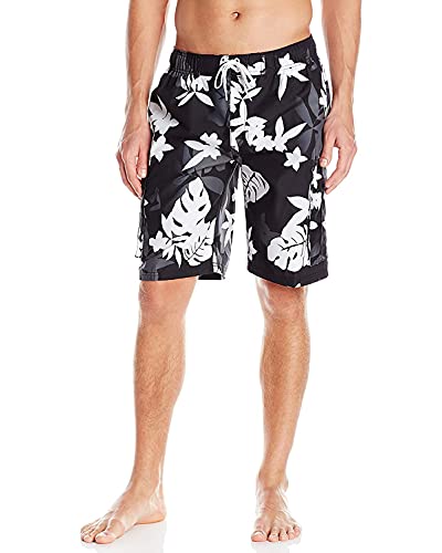 Image of Kanu Surf Men's Big Viper Extended Size Stripe Swim Trunk