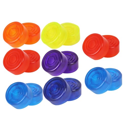 HEMOTON 16pcs Anti-slip Guitar Pedal Caps Toe Sleeves for Pedal Button Topper Protection