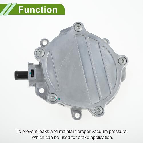 Bomba de Vacío de Freno No.06E145100B Bomba de Vacío de Motor para Audi A4 2005-2009 Aleación de Aluminio Tono Plateado 1 Pc miniatura 5