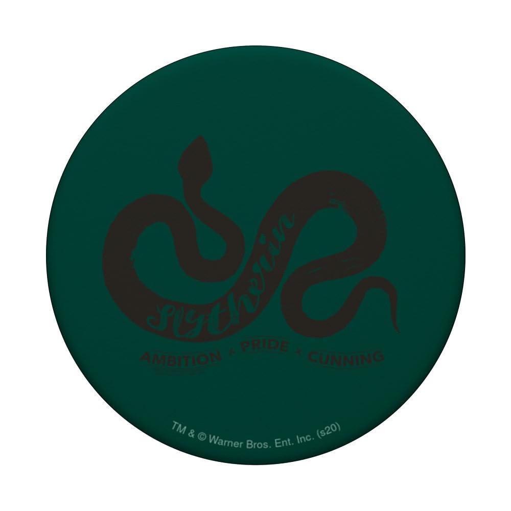 Harry Potter Slytherin Wordcraft PopSockets Swappable PopGrip, Black - Image 3