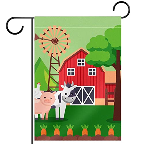 Drapeau de jardin de bienvenue en polyester durable qui ne se décolore pas au soleil