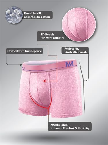 Image of Macroman M-Series MW Signature Collection By Rohit Bal Premium Cotton Polyester Spandex Mens Trunks