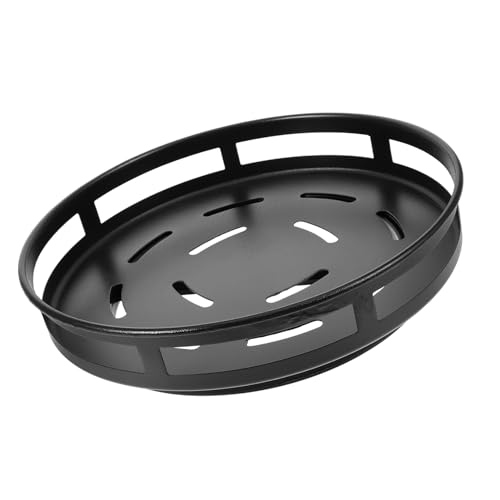ULTECHNOVO Organizador Giratorio de Especias Grande Negro Soporte Multifuncional para Tarros de Condimentos para Cocina Baño y Tocador