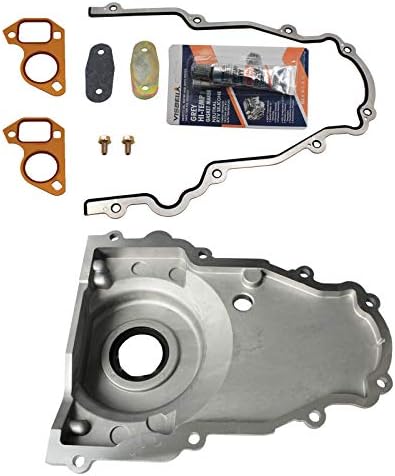 LS Timing Cover - 12633906 Front Timing Chain Cover with gasket kit Compatible with LS2 and LS3 Engines