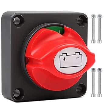 Sélecteur Batterie Marine Interrupteur Batterie Voiture 50A Jtron