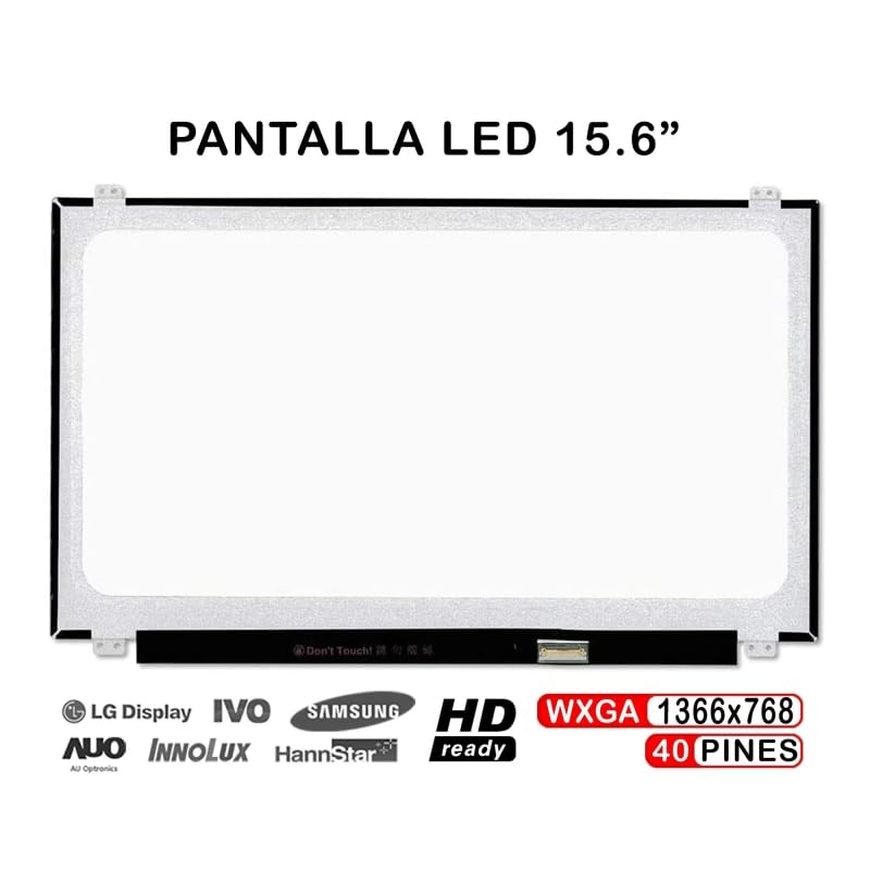 PORTATIL MOVIL - Pantalla Compatible con HP Pavilion 15-N008SS 15.6" 40 Pines