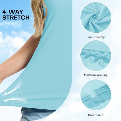 Image of Women's Polo Shirts Short Sleeve Quick Dry UPF 50+ Sun Protection Golf Tops