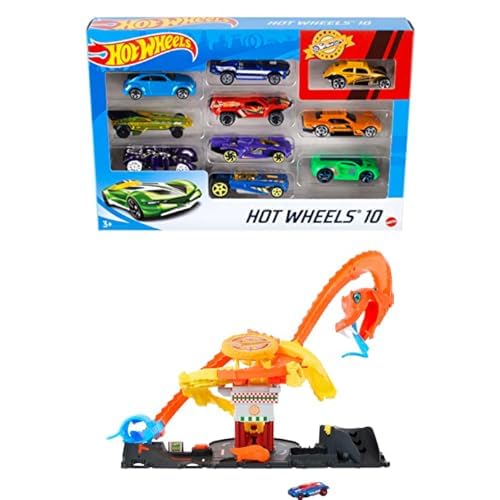 Hot Wheels Let's Race Netflix - City Toy Car Track Set, Pizza Slam
