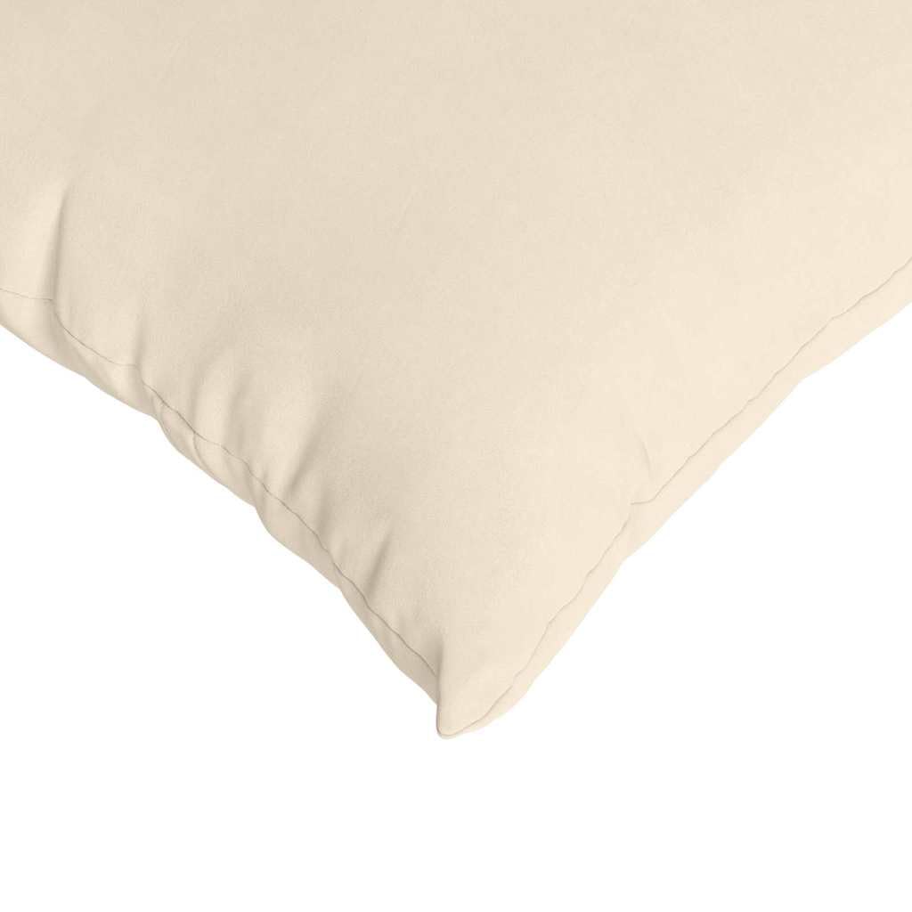 Cuscino per divano, 2 pezzi, beige, 70 x 50 cm, tessuto con imbottitura in poliestere, sfoderabile, morbido e imbottito per soggiorno, ufficio, sala da pranzo, antiscivolo e confortevole