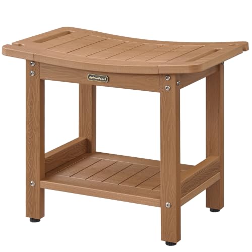 Shower Bench Seat for Shaving Legs HDPS Bath Chair Stool for Inside Shower