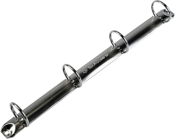 Exacompta - ref. 51983E - 1 Forever rigid binder - 4 round rings, diameter 30 mm - Spine 40 mm - External dimensions: 32 x 26 cm - A4 file format - Colour: dark green