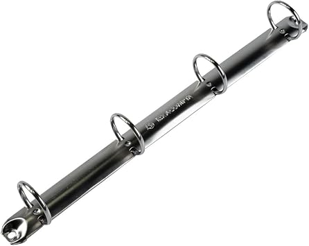 Exacompta - ref. 51983E - 1 Forever rigid binder - 4 round rings, diameter 30 mm - Spine 40 mm - External dimensions: 32 x 26 cm - A4 file format - Colour: dark green