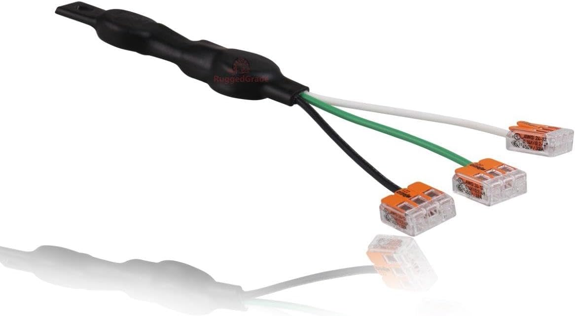 RuggedGrade 10KV Surge Protection Device - Add-On for LED Fixtures - 100-277VAC Compatible - Outdoor Lighting Accessory