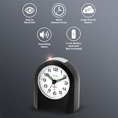 Sharp Silent Battery Analog Travel Alarm review photo Sharp Silent Battery Analog Travel Alarm review image