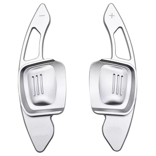 �p�h���V�t�^�[�J�o�[ Compatible With Tiguan 2017-2018 FOR Touareg FOR CC 2019-2020 FOR PHIDEON 2016-2020 �X�e�A�����O�z�C�[���p�h���V�t�^�[�G�N�X�e���V������(Silver