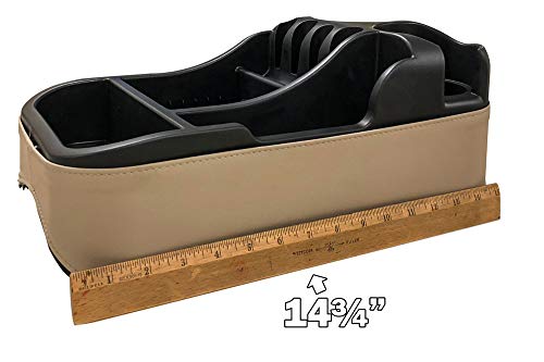 Texas Saddlebags Clutter Catcher® Taupe Universal Seat And Floor Console (50814) #TOP3