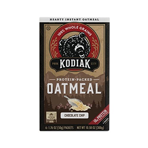 Kodiak Cakes Instant Oatmeal Packets - High Protein - 100% Whole Grains Breakfast Food - Chocolate Chip (36 Packets) #TOP1