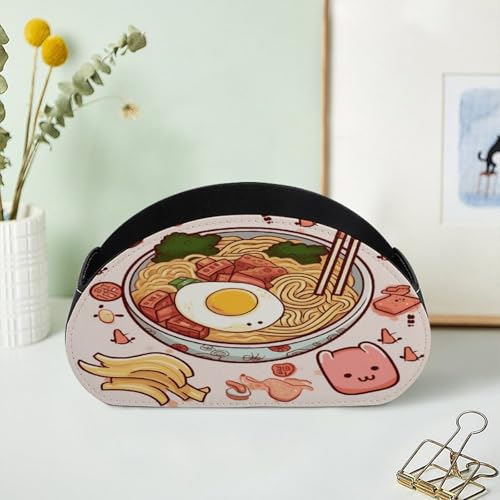 Support télécommande multifonction cuir synthétique, organiseur table de chevet - 8