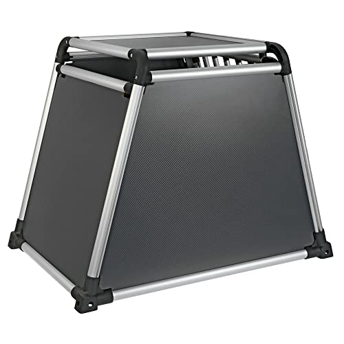 LAMPA 60507 Transportbox Tiertransportbox Kofferraum 85cm 60cm 86cm Aluminium Stoff