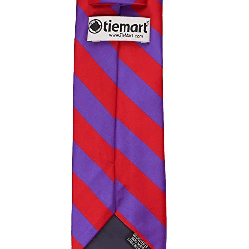 Image of tiemart Men's Striped Tie Standard Length