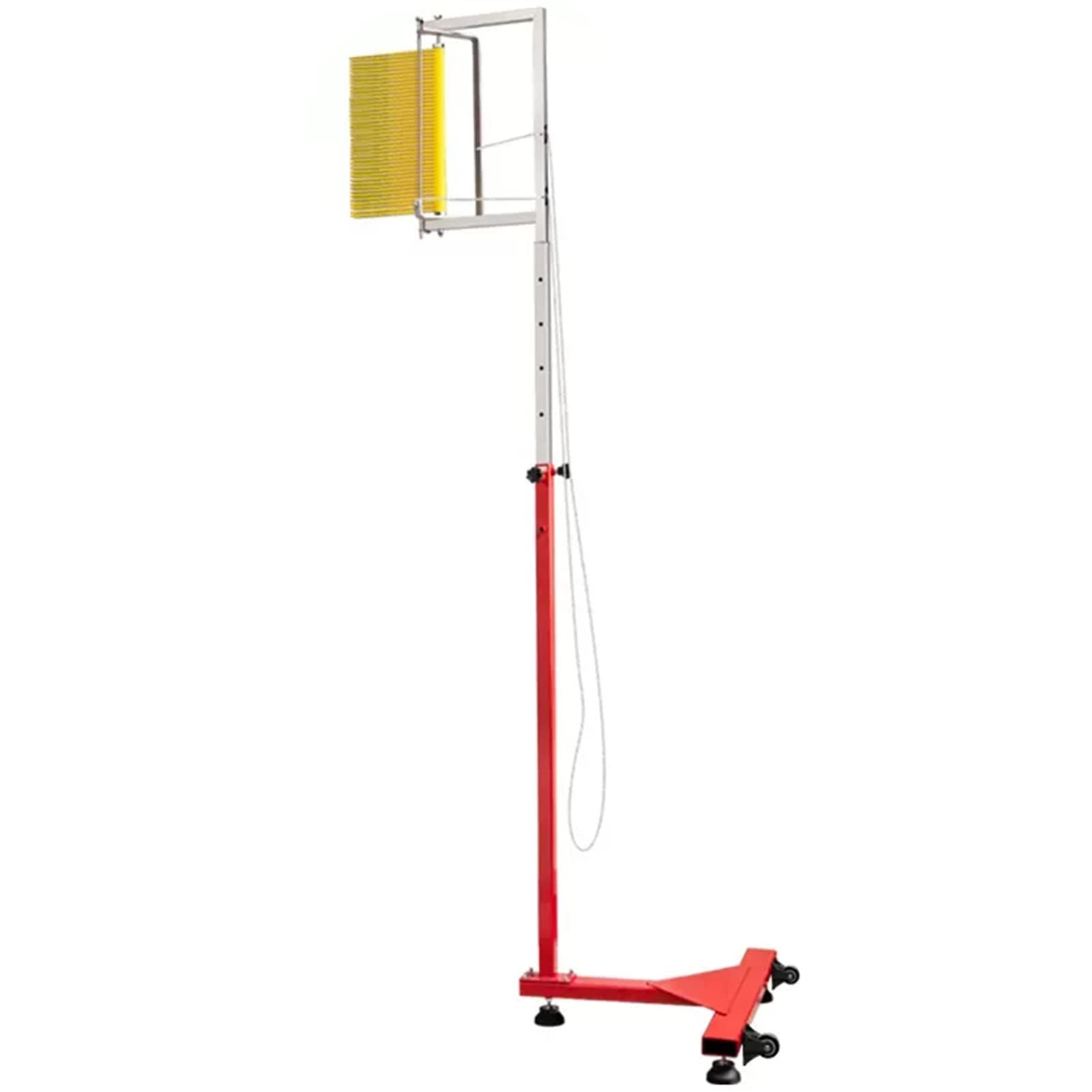 Tester/trener skoków pionowych ze stali nierdzewnej, regulowany sprzęt do treningu sportowego Tester pionowy, narzędzie do pomiaru skoków, instalacja (Yellow)