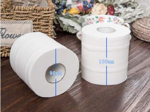 12 Rolls Toilet Paper Bulk Bath Tissue Bathroom White Soft 4 Ply 80g / Roll