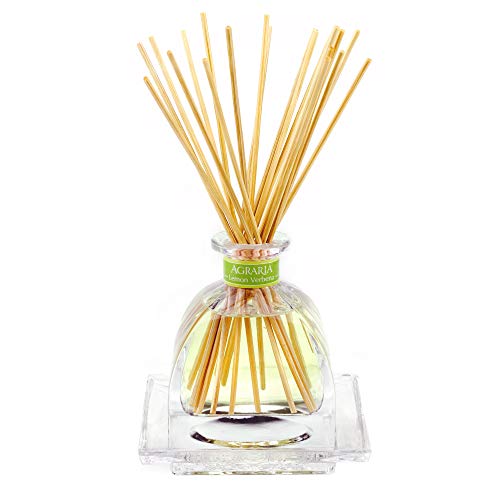 Agraria Lemon Verbena Scented Airessence Diffuser, 7.4 Ounces With Reeds And Flowers #TOP2