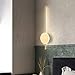 Modern LED Linear Wall Sconce - Geometric Wall Wash Lights for Living Room, Bedroom, and Hallway - 3000K Warm White Wall Lighting Fixture