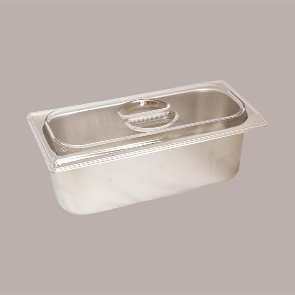 Coperchio Kostil Trasparente per Bacinella Vaschetta da Gelato 36x16,5 cm 5 pezzi Lucgel