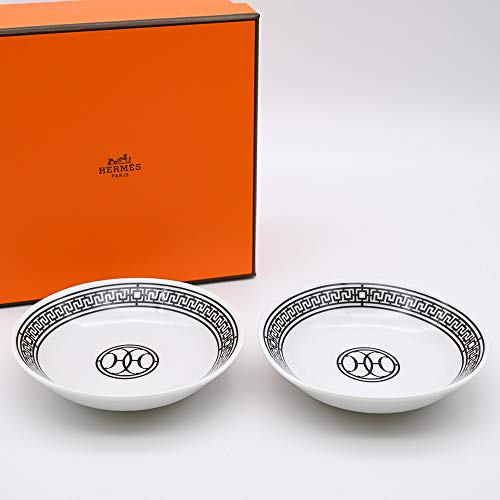 エルメス H DECO Hデコ アッシュ クーペル 037086P2 10cm 小皿 小鉢 醤油皿 ペア [並行輸入品]