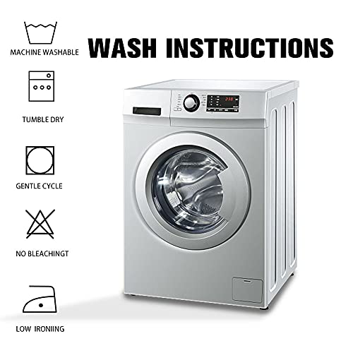 Panovous French Door Curtain For Small Window Rod Pocket Blackout Curtain For French Doors 25X40 Single Curtain Panel, Greyish White #TOP6