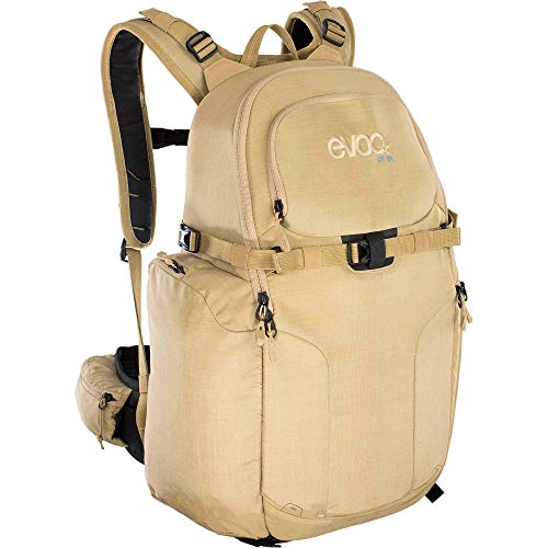 ¡Tú mereces la mochila para cámaras EVOC CP 18! Acceso rápido, ergonomía y color Oro