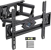 PERLESMITH Supporto da parete per TV, orientabile e inclinabile, per TV o monitor da 26-70 pollici, fino a 45 kg, VESA 400 x 400 mm