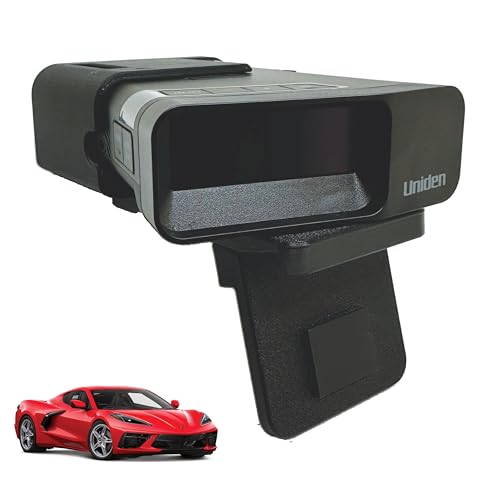 Bartallama3D Radar Holder for Uniden R7 Compatible with C8 Corvette - Black (Black)