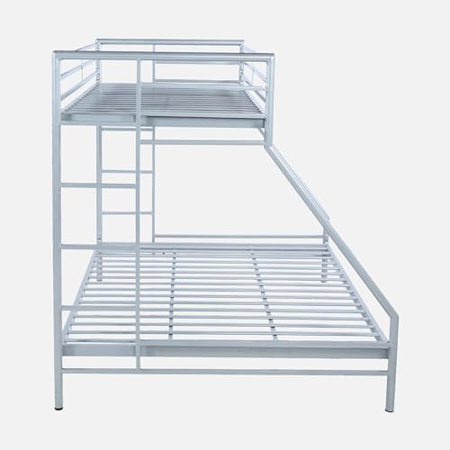 Image of Twin Over Twin Metal Bunk Bed |Bunk Bed Without Storage for Kids | Double Decker Bed for Kids Room Furniture |Metal Bunker Bed (Mattress Not Included)