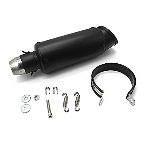 Tubo de Escape Pace Compatible para Suzuki GS 500/ E Silenciador INOX Negro