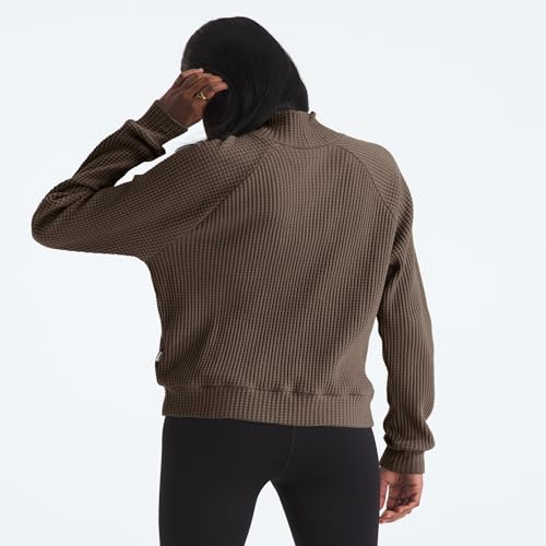 THE NORTH FACE Women's Long Sleeve Mock Neck Chabot Shirt | Cotton Thermal Shirt With Raglan Sleeves & Funnel Neck3