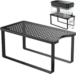 PrimZooty Water Filter Dispenser Stand - 7.9''W x 14.9''D x 7''H, Metal Stand Designed For Brita Water Filter, Compatible PUR, Waterdrop etc.