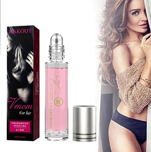 Qiuumey Venom Pheromone Perfume - Intimate Partner Erotic Perfume, Long Lasting Pheromone Perfume, Romance Pheromone Perfume, Sexy Roller Pheromone Fragrance Unisex (Women) #TOP1
