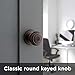 Kwikset Juno Entry Door Knob with Lock and Key, Secure Keyed Handle Exterior, Front Entrance and Bedroom, Venetian Bronze, Pick Resistant SmartKey Rekey Security and Microban