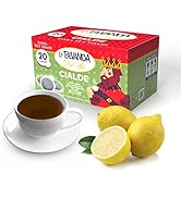 La Boisson Du Ré – Thé noir au citron, 20 dosettes en papier ESE 44 mm, dosettes infusées, C...