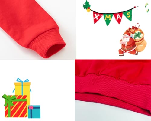 Boys Girls Christmas Sweatshirts Xmas Pullover Long Sleeve Shirts ugly Christmas Sweaters Tee Tops3