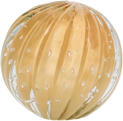 Cá D'Oro Murano Style Flower Paperweight White Rose Figurine Hand Blown Art Glass